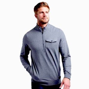 TravisMathew The 805 Quarter Half Zip Wrinkle-resistant Travis gray Golf S $135